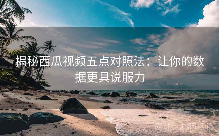 揭秘西瓜视频五点对照法:让你的数据更具说服力 揭秘西瓜视频五点对照法:让你的数据更具说服力